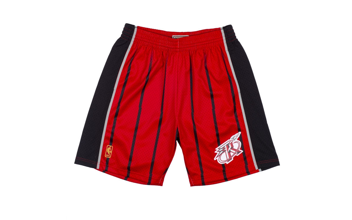 Mitchell Ness Men s Red Houston Rockets Hardwood Classic Reload Swingman Shorts Red Smart Closet