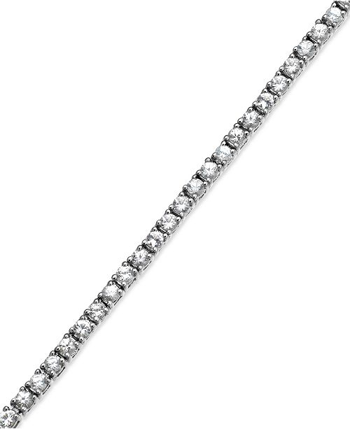 Macy's Sterling Silver White Sapphire Tennis Bracelet (43/4 ct. t.w