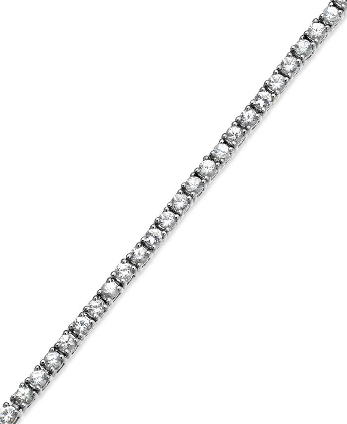 Sterling silver white sapphire deals tennis bracelet