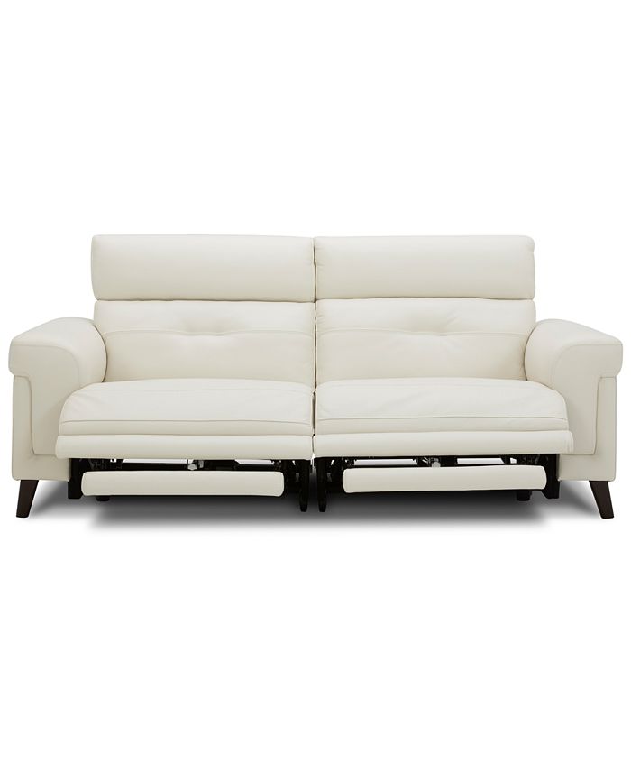 Furniture CLOSEOUT! Jazlo 2Pc Leather Sectional with 2 Power Recliners ...