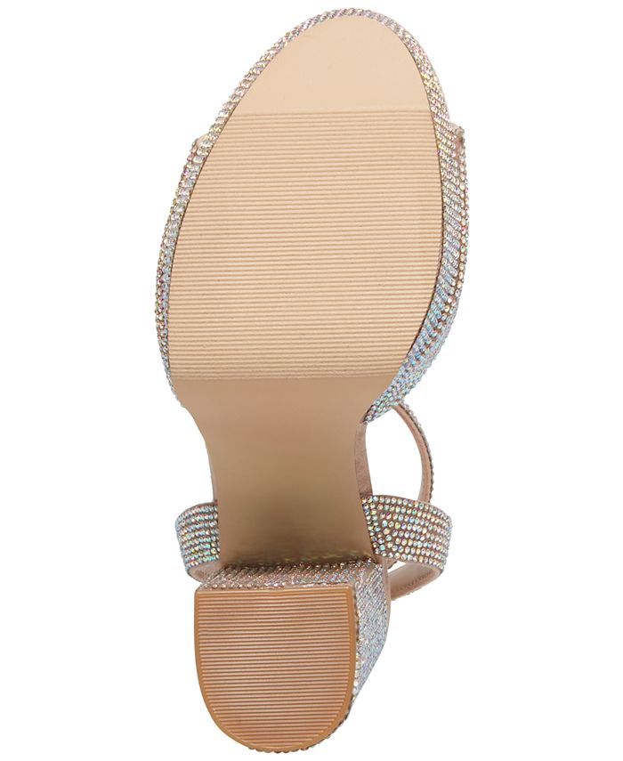 summit rhinestone platform sandals