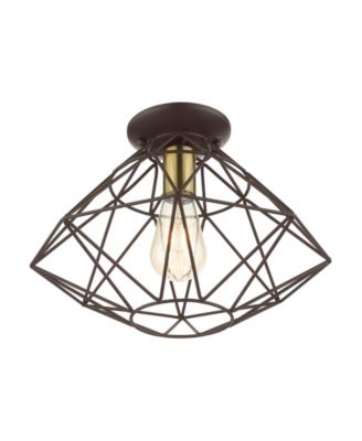 Geometric 1 Light Flush Mount