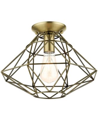 Geometric 1 Light Flush Mount