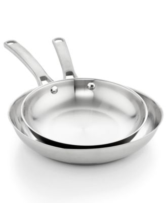 Calphalon Classic Stainless Steel 8" & 10" Fry Pan Set