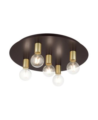 Hillview 5 Lights Flush Mount