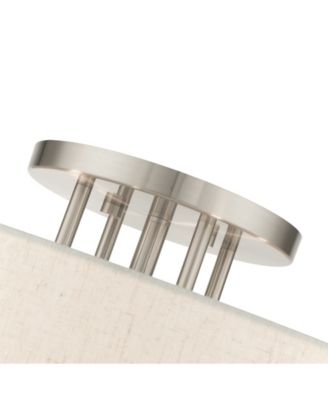 Meridian 6 Lights Semi Flush Mount