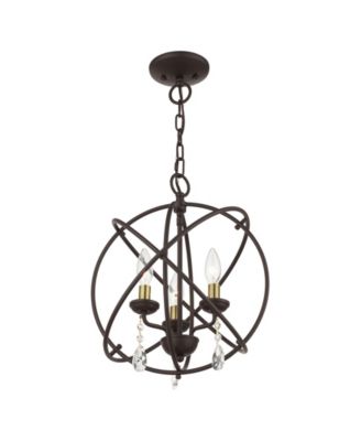Aria 3 Lights Convertible Chandelier or Semi Flush