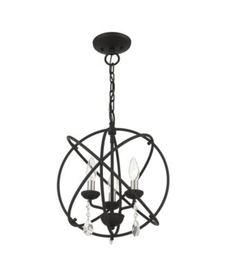 Aria 3 Lights Convertible Chandelier or Semi Flush