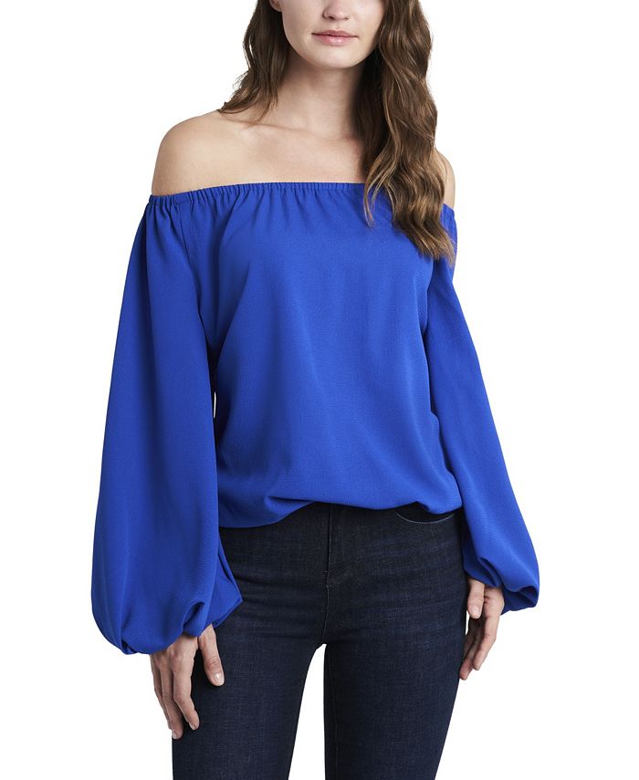 Vince Camuto Women's Off Shoulder Balloon Sleeve Blouse - Macy's