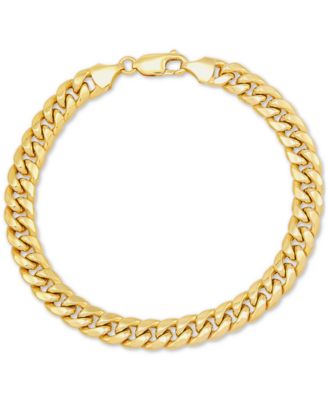 10k gold miami cuban link bracelet