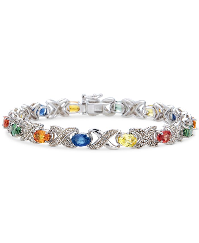 Macy's sapphire bracelet sales