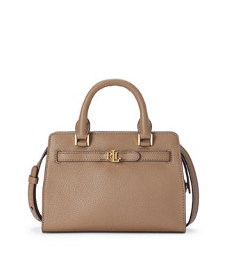 Lauren Ralph Lauren Leather Fenwick Crossbody Bag - Macy's