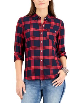 Tommy Hilfiger - Plaid Utility Shirt