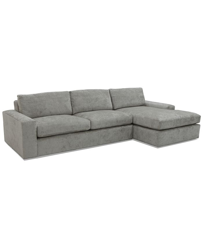 Furniture CLOSEOUT! Danyella 2-Pc. Fabric Sectional, Created for Macy's ...