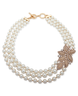 image of Anne Klein Pearl Torsade Necklace, 18.5