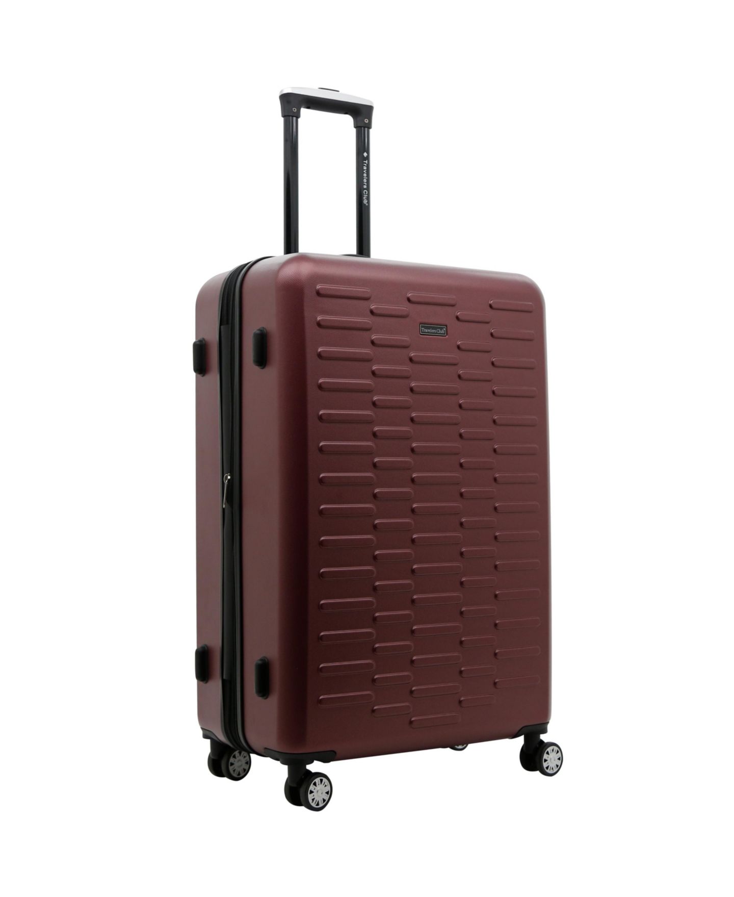 Чемоданы Travelers Club 3-Pc. Shannon Spinner Expandable Luggage Set, цвет: Бордовый — фото 8
