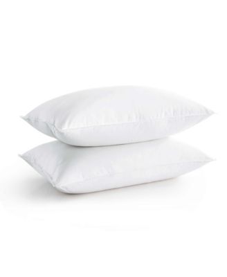 King Down Fiber Bed Pillows, 2 Pack