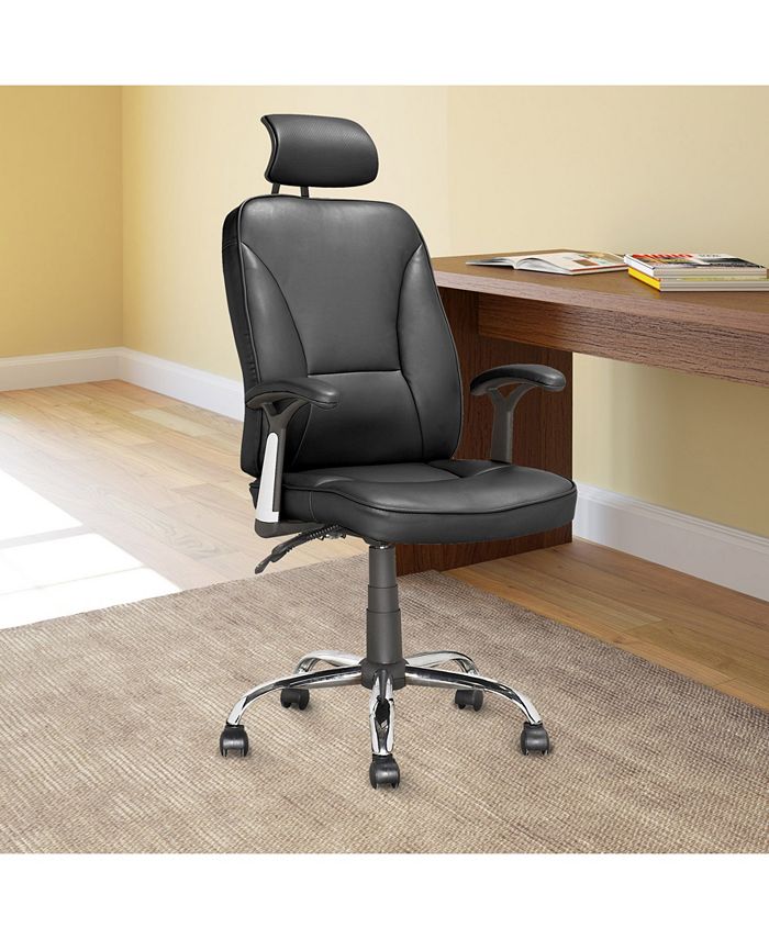 CorLiving Executive Office Chair with Head Rest & Reviews Furniture