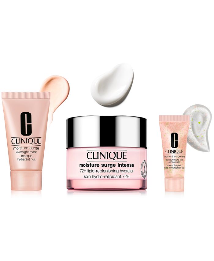 Clinique 3 Pc Derm Pro Solutions For Intense Hydration Set Created