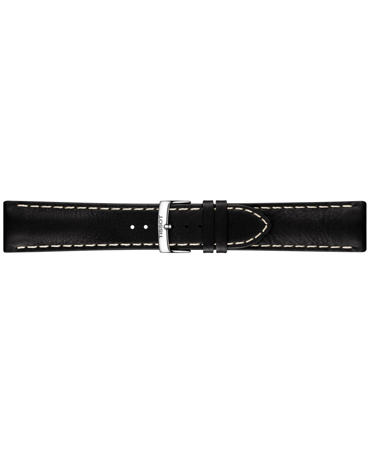 Shop Tissot Men's Swiss Chronograph Pr 100 Sport Black Leather Strap Watch 44mm