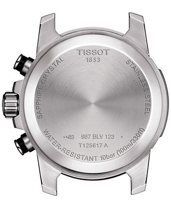 Tissot - Men's Swiss Chronograph Supersport Stainless Steel Bracelet Watch 45.5mm