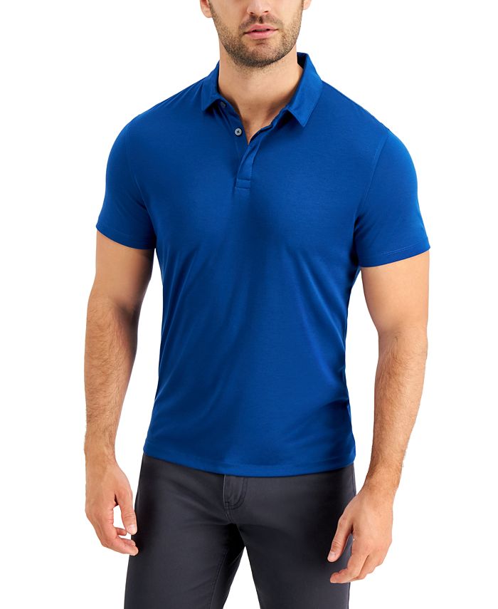 Alfani stretch polo outlet