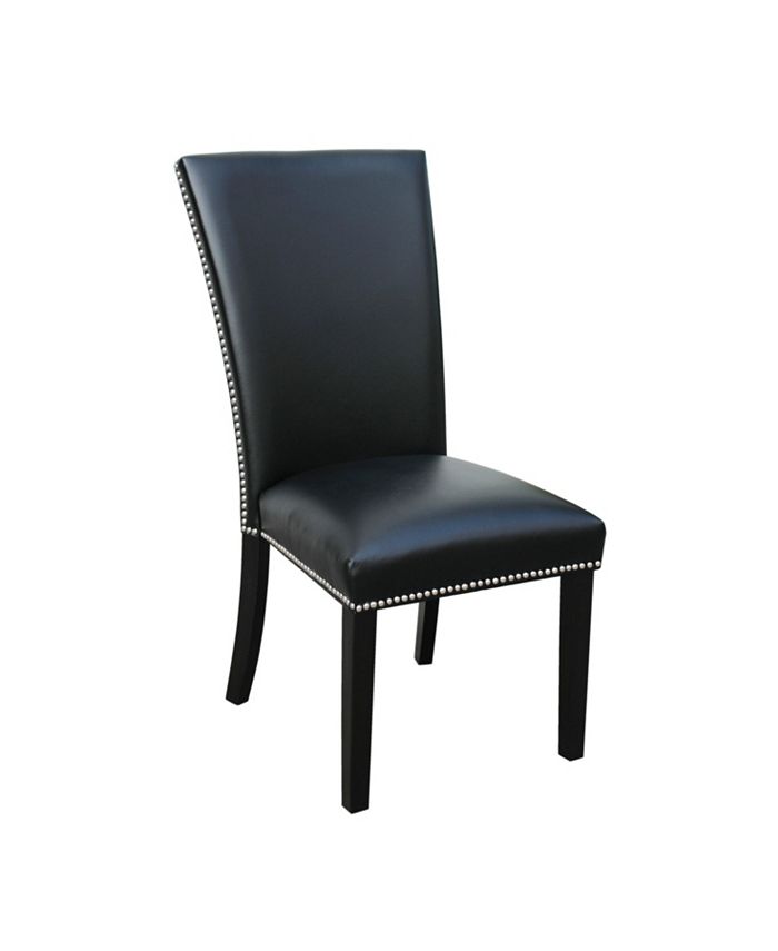 Macy's black online dining chairs