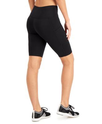 Women's Compression High-Rise 10"  Bike Shorts, Created for Macy's