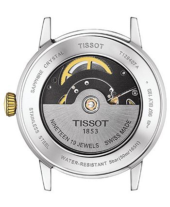 Tissot - Men's Swiss Automatic Classic Dream Two-Tone Stainless Steel Bracelet Watch 42mm