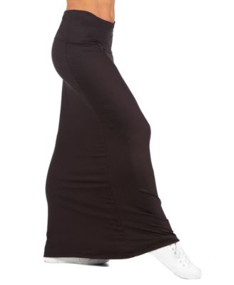 Women's Comfortable Foldover Maxi Skirt