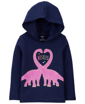 image of Carters Toddler Girl Long sleeves. Hooded.