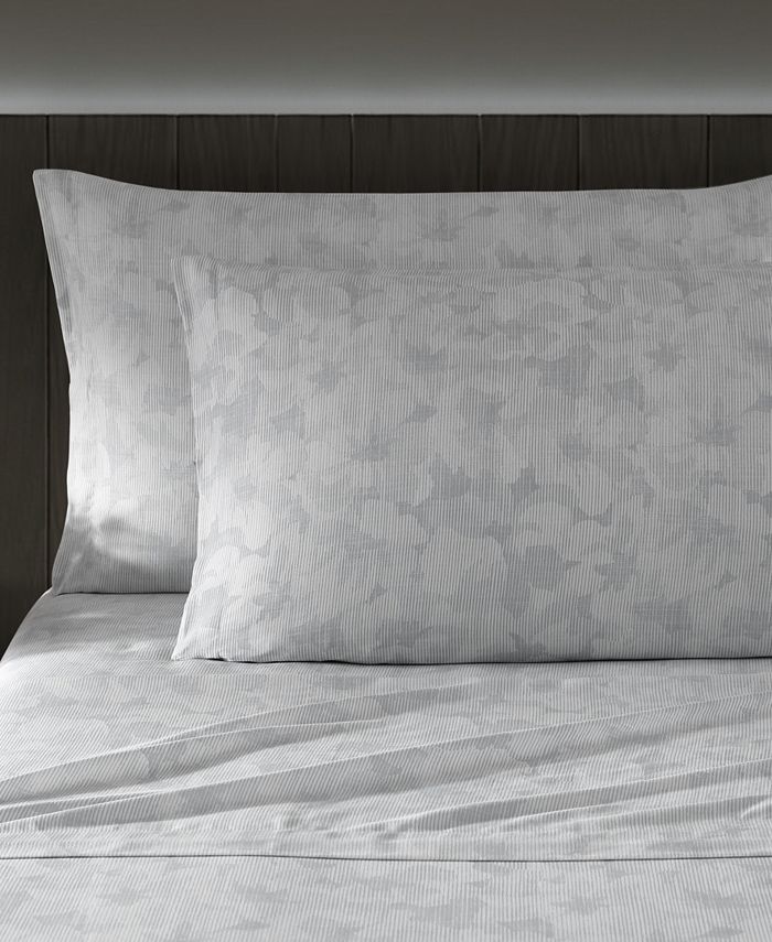 Vera Wang Variegated Floral 4 Piece Sheet Set, King Macy's