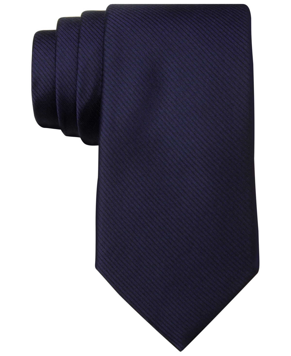 King Cord Solid Tie - Navy