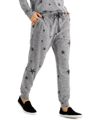 Style & Co - Petite Star-Print Joggers