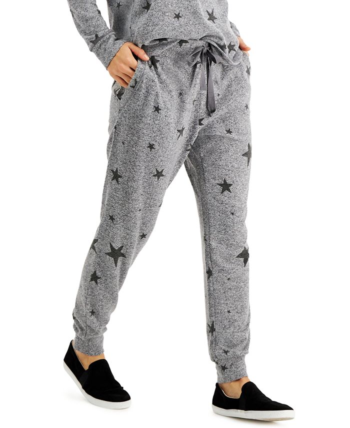 star print joggers womens