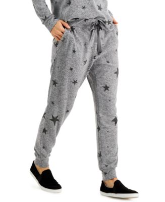 Style & Co Star-Print Jogger Pants, Created for Macy's - Macy's