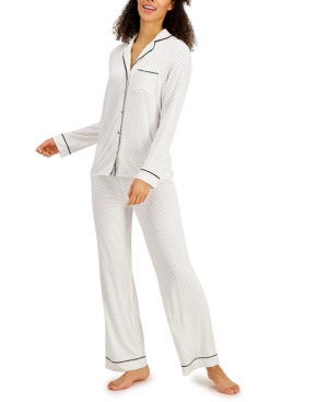 Alfani Women's Ultra-Soft Printed Pajama Set