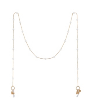 image of Gold Flash Plated Simulated Pearl 27