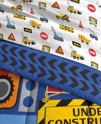 Kids Under Construction Comforter Set, Twin