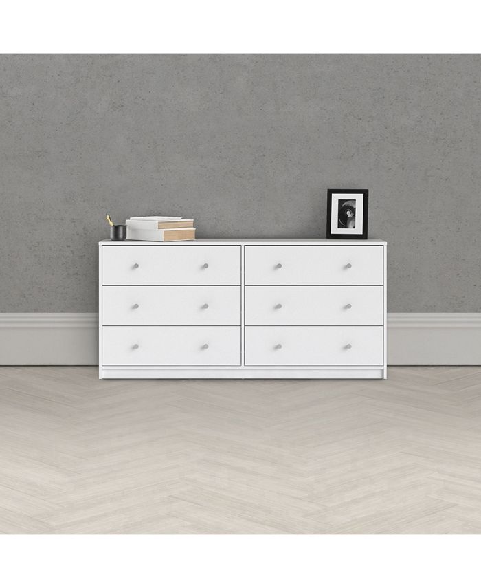 Tvilum Portland 6 Drawer Double Dresser Macy's