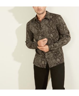 GUESS Luxe Snake Print Shirt \u0026 Reviews 