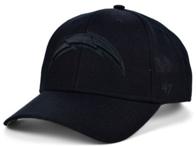 '47 Brand - Los Angeles Chargers Black & Black MVP Cap