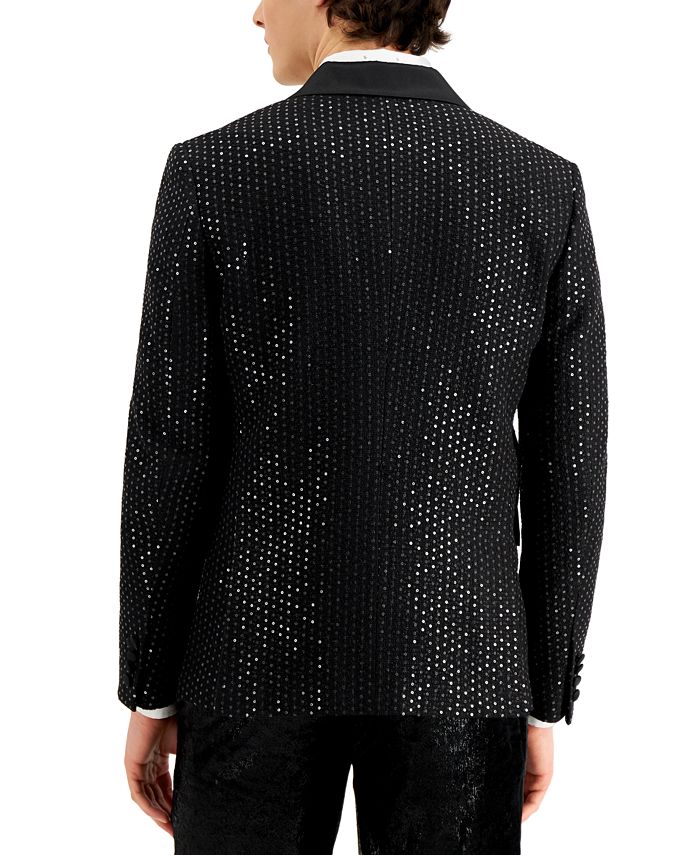 INC International Concepts Men's Kyle Sequined Blazer, Created for Macy ...