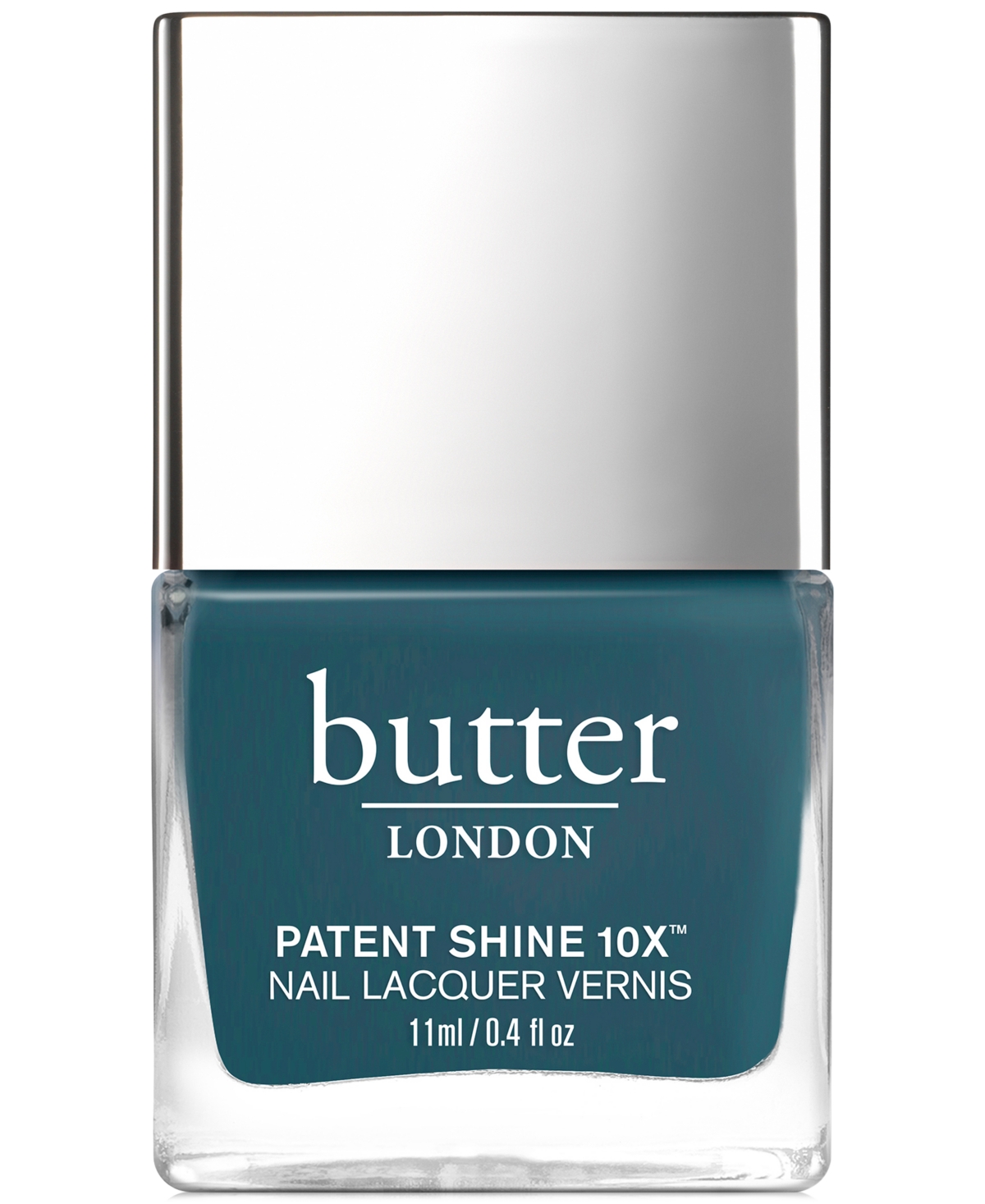 Butter London Patent Shine 10x Nail Lacquer In Bang On (deep Teal Crã¨me)