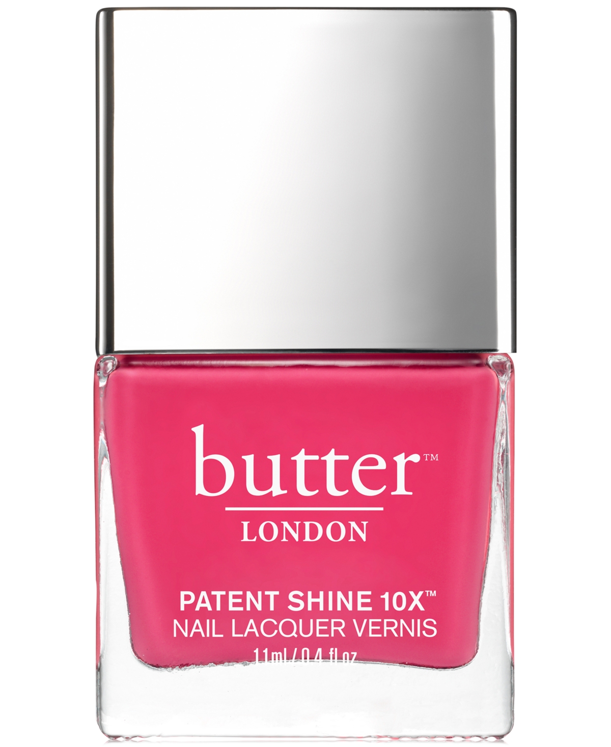 Butter London Patent Shine 10x Nail Lacquer In Flusher Blusher (fuchsia Pink Crã¨me)