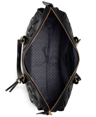 Quilted Travel Tote Weekender Bag