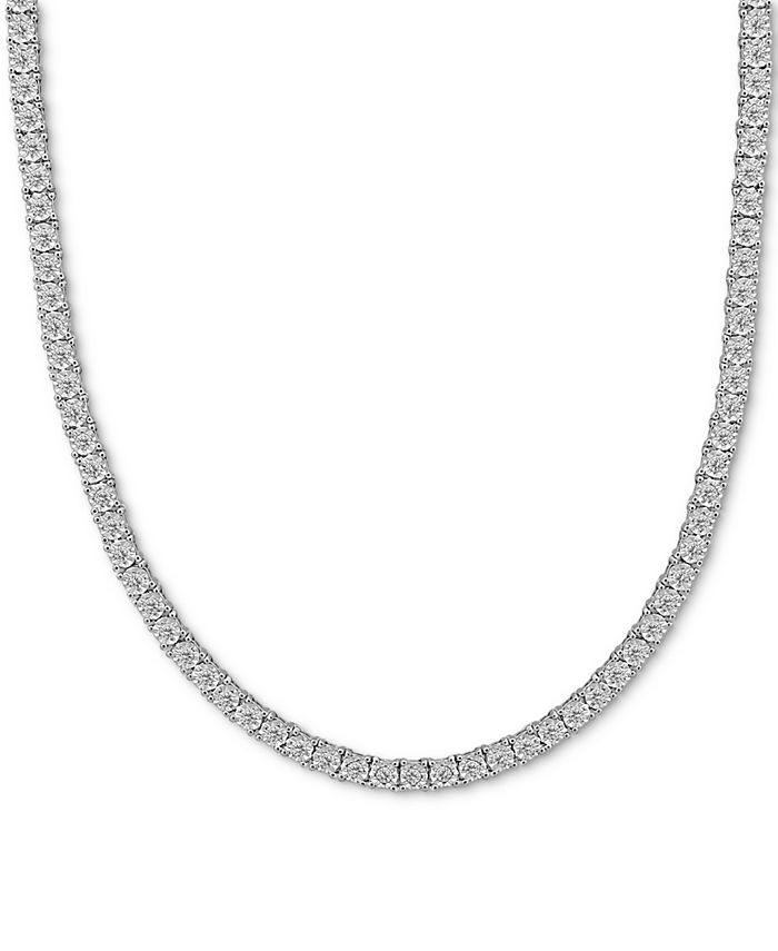 Men's Diamond Link 24 Necklace (2 ct. t.w.) in 10k Gold (Also in Black  Diamond)