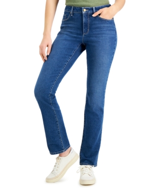CHARTER CLUB LEXINGTON STRAIGHT-LEG JEANS, CREATED FOR MACY'S