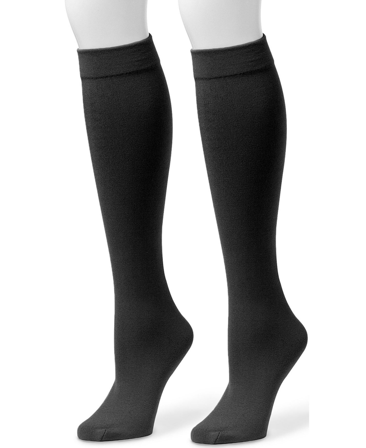 Women's 2 Pack Fleece Lined Knee High Socks