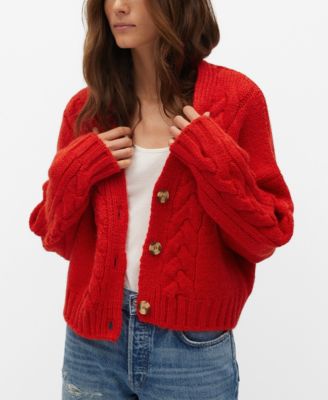 cozy knit cardigan